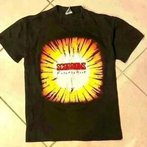 Vintage 90s Scorpions Face the Heat Tour 1994 T Shirt Large GEM